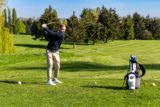 Nahaufnahme eines Golfers - Golfplatz Cr&eacute;cy-la-Chapelle - Domaine de Crecy
