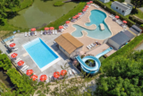 Luftaufnahme des Aquaparks - Campingplatz Country Park - Le Touquin